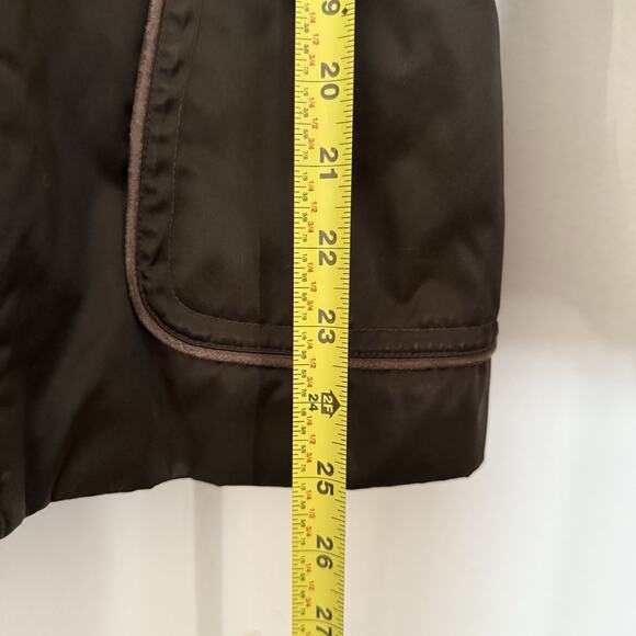 Vtg Andrew Marc Y2K Fur-Trim Parka Utility Jacket Women’s Olive XS - Picture 7 of 12